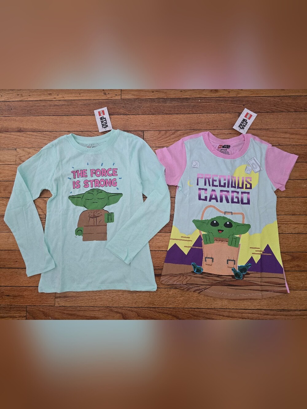 LEGO Star Wars Grogu / Baby Yoda Shirt Bundle - NWT Sz. 7/8